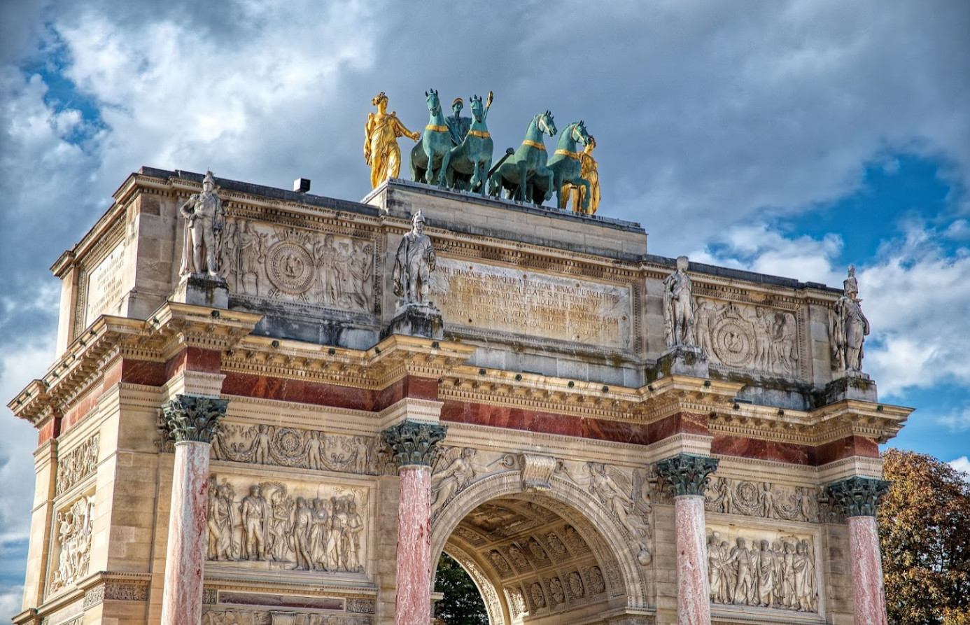 Триумфальная арка на площади Каррузель 1808г. (Arc de Triomphe du Carrousel) Проект арки подготовили Шарль Персье и Пьер Фонтен