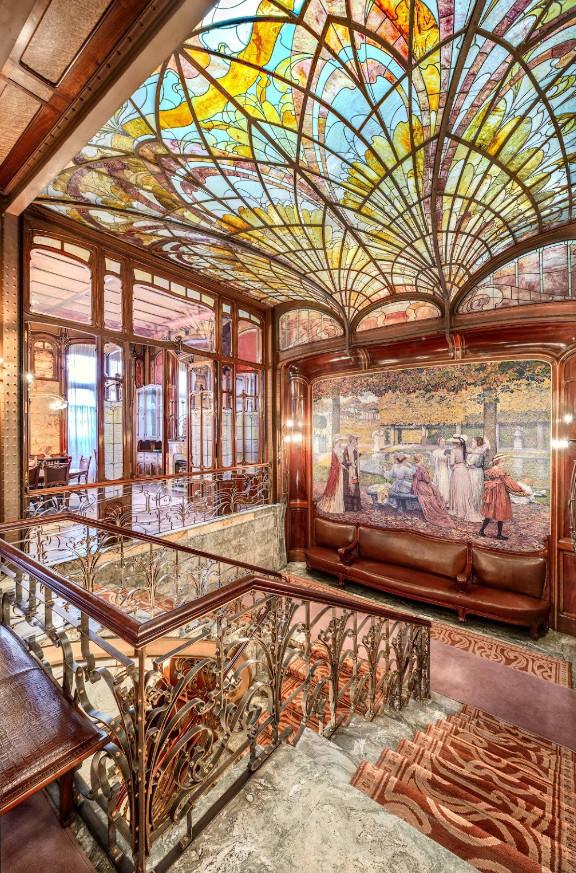 Отель Solvay 1900г. Виктор Орта.