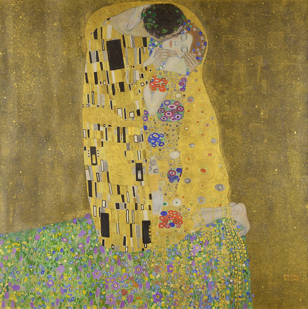 Поцелуй (The Kiss) 1907-08г. работа Густава Климта (Gustav Klimt) 