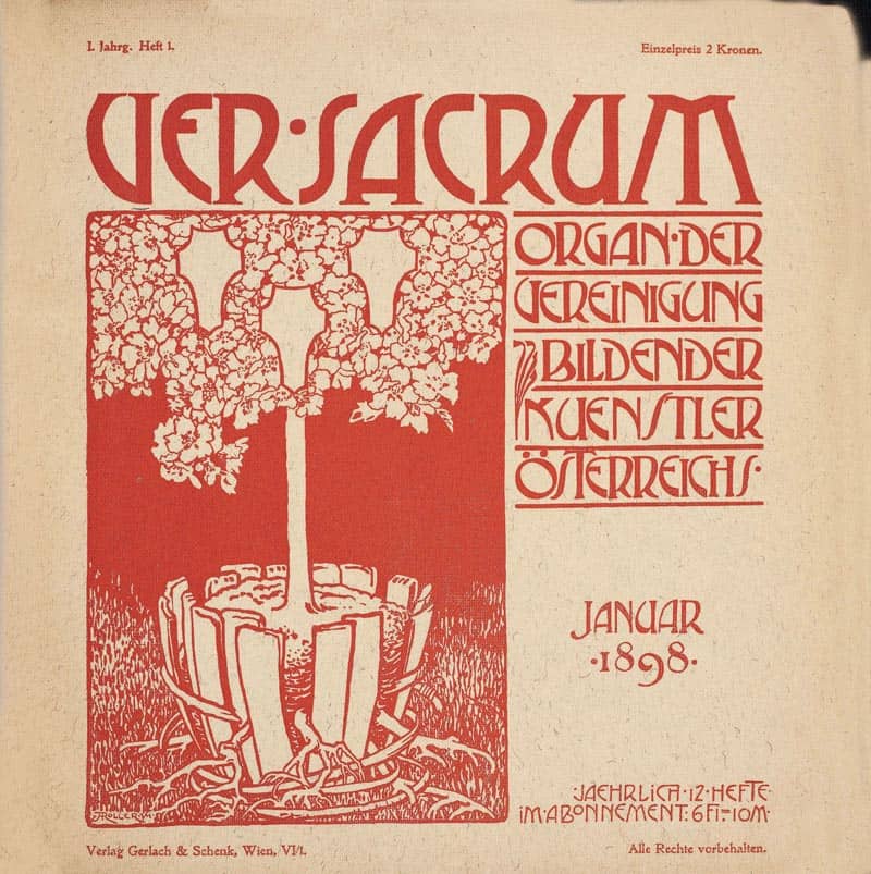 Ver Sacrum (Весна священная) — журнал объединения художников Венский сецессион. Издавался с 1898 до 1903 года.
